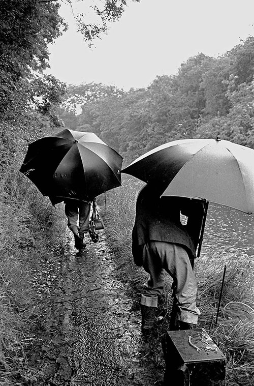 Fishing competion  canal bank Worcestershire  (1967)