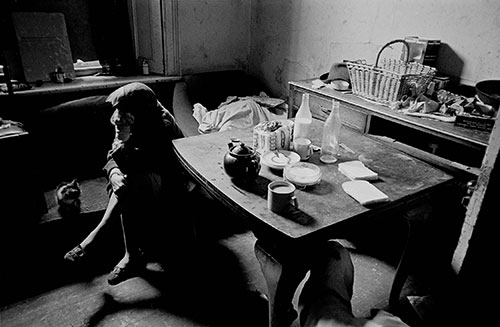 Housewife living in Newcastle slum property,  (1971)