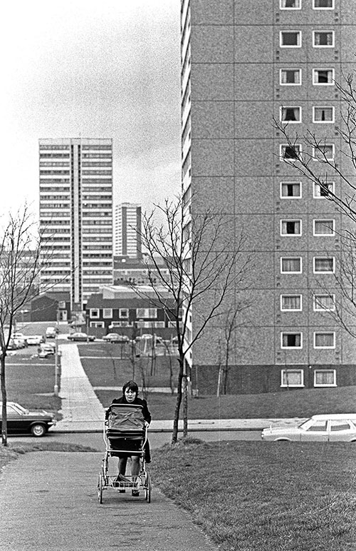 Housewife and pathway Birmingham  (1975)